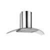 Newmatic H77.9P Curved Chimney Hood